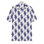 Watercolor Grape Pattern Print Hawaiian Shirt