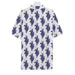 Watercolor Grape Pattern Print Hawaiian Shirt