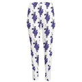 Watercolor Grape Pattern Print High-Waisted Pocket Leggings
