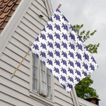 Watercolor Grape Pattern Print House Flag