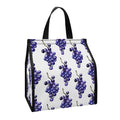 Watercolor Grape Pattern Print Insulated Lunch Tote