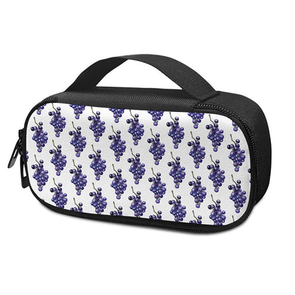 Watercolor Grape Pattern Print Insulin Cooler Travel Case