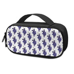 Watercolor Grape Pattern Print Insulin Cooler Travel Case