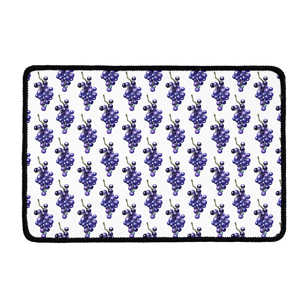 Watercolor Grape Pattern Print Kitchen Mat