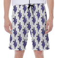 Watercolor Grape Pattern Print Men's Beach Shorts