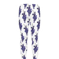 Watercolor Grape Pattern Print Men's Leggings