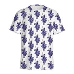 Watercolor Grape Pattern Print Men's Sports T-Shirt