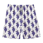 Watercolor Grape Pattern Print Men's Swim Trunks