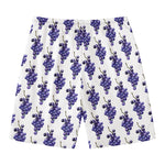 Watercolor Grape Pattern Print Men's Swim Trunks