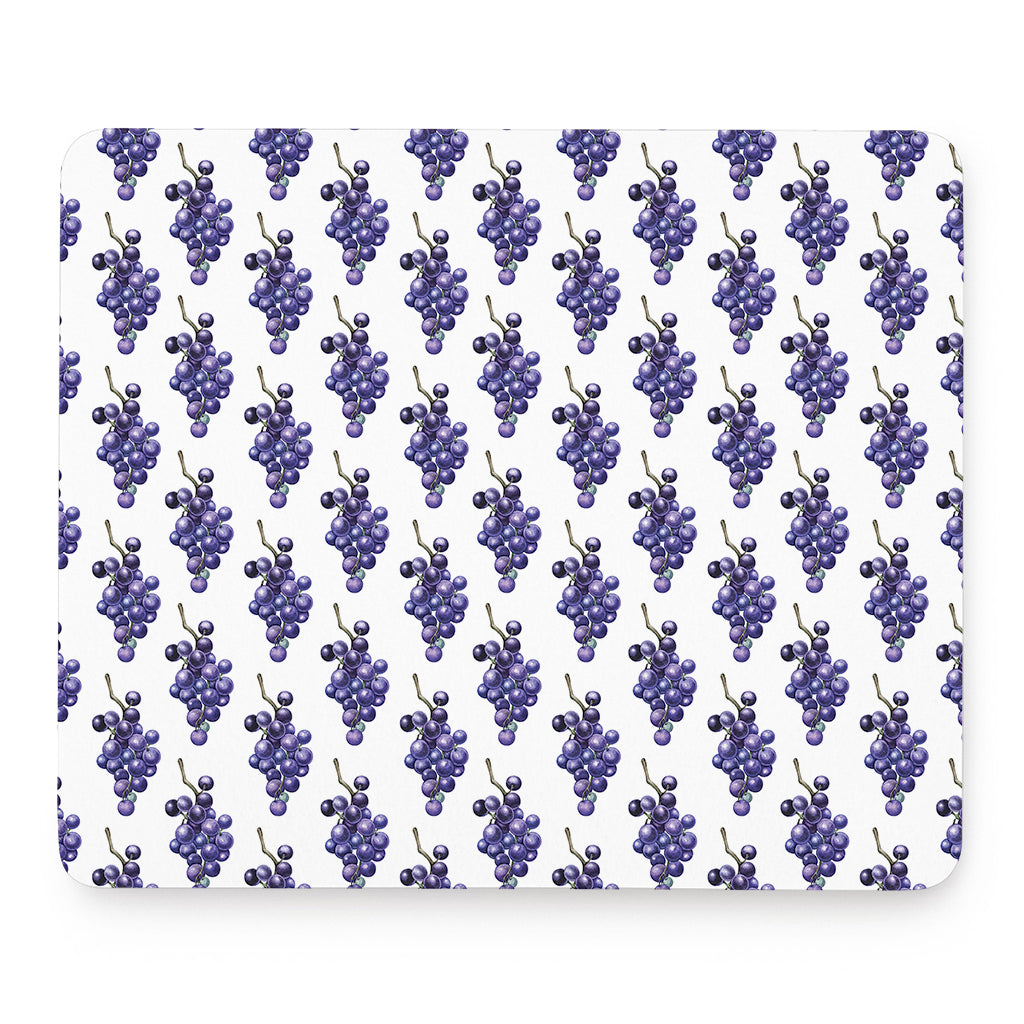 Watercolor Grape Pattern Print Mouse Pad