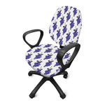 Watercolor Grape Pattern Print Office Chair Cover