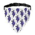 Watercolor Grape Pattern Print Over The Collar Dog Bandana