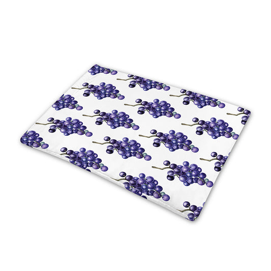 Watercolor Grape Pattern Print Pet Cooling Mat Cover
