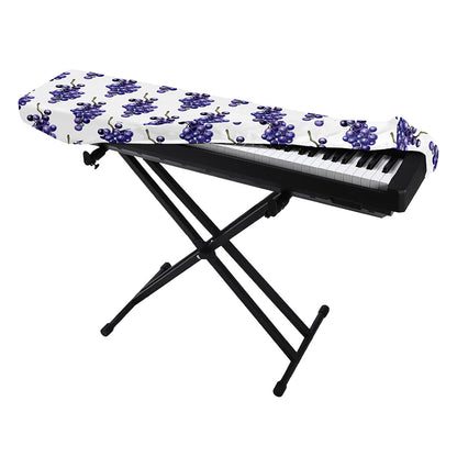 Watercolor Grape Pattern Print Piano Keyboard Cover