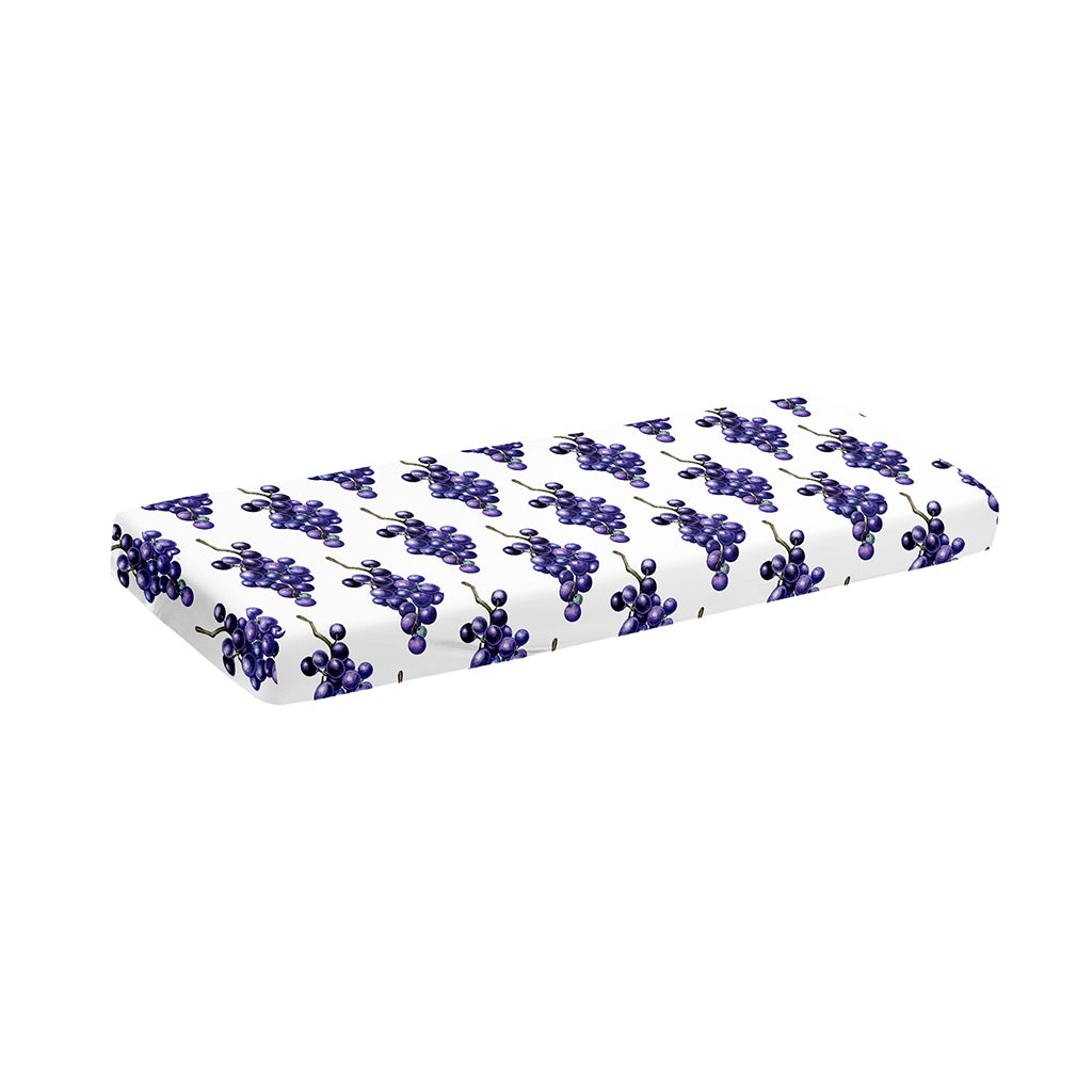 Watercolor Grape Pattern Print Piano Keyboard Cover