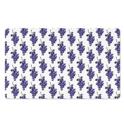 Watercolor Grape Pattern Print Polyester Doormat
