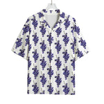 Watercolor Grape Pattern Print Rayon Hawaiian Shirt