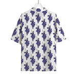 Watercolor Grape Pattern Print Rayon Hawaiian Shirt