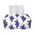 Watercolor Grape Pattern Print Rectangle Tissue Box Cover