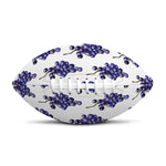 Watercolor Grape Pattern Print Rugby Ball