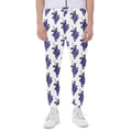 Watercolor Grape Pattern Print Joggers