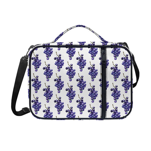 Watercolor Grape Pattern Print Shoulder Strap Bible Bag