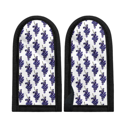Watercolor Grape Pattern Print Skillet Handle Cover