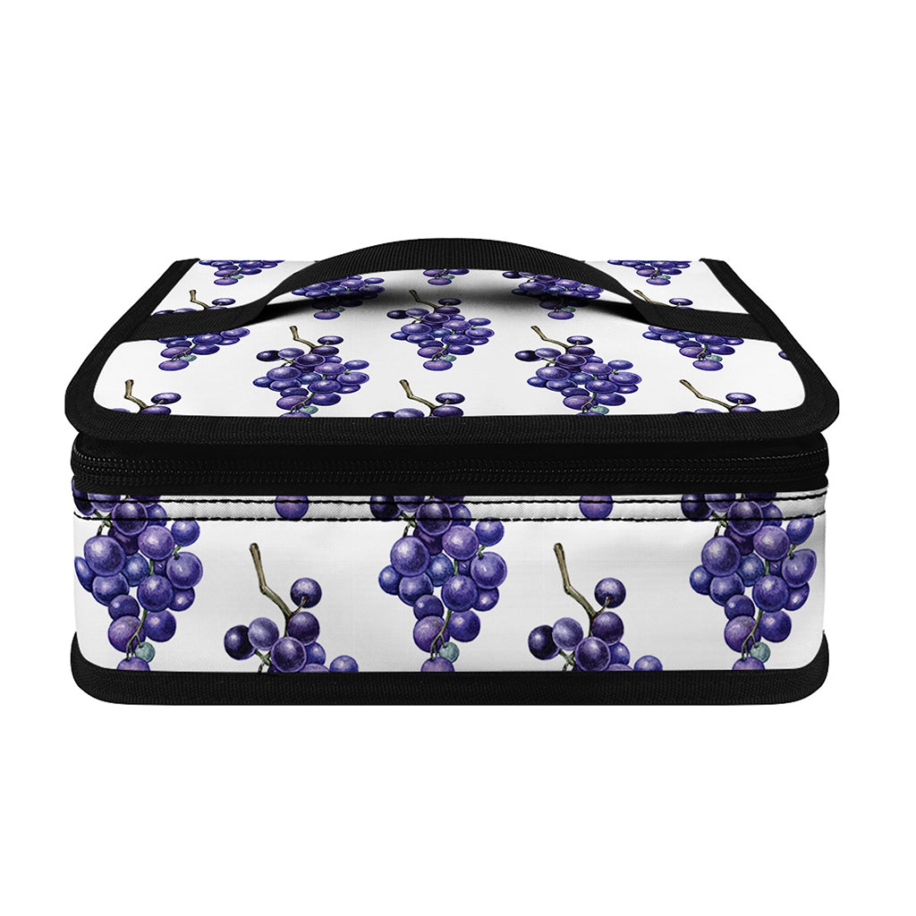 Watercolor Grape Pattern Print Small Lunch Bag