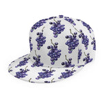 Watercolor Grape Pattern Print Snapback Cap