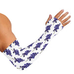Watercolor Grape Pattern Print Sun Protection Arm Sleeves