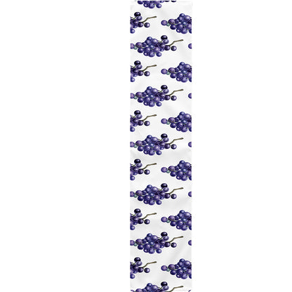 Watercolor Grape Pattern Print Table Runner