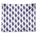Watercolor Grape Pattern Print Tapestry