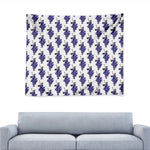 Watercolor Grape Pattern Print Tapestry
