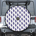Watercolor Grape Pattern Print Tire Cover With Camera Hole