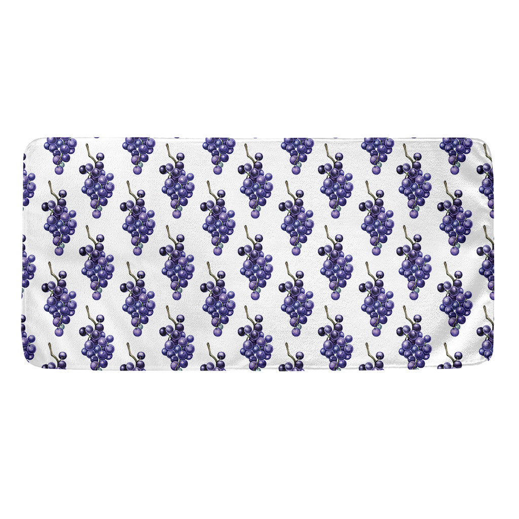 Watercolor Grape Pattern Print Towel