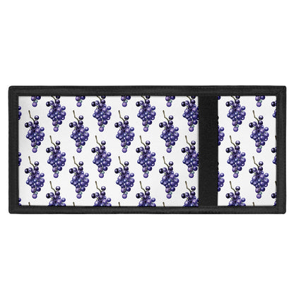 Watercolor Grape Pattern Print Trifold Wallet