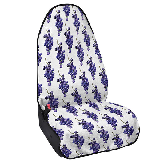 Watercolor Grape Pattern Print Waterproof Car Seat Cover