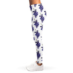 Watercolor Grape Pattern Print Women's Leggings