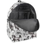 Watercolor Horse Pattern Print Backpack