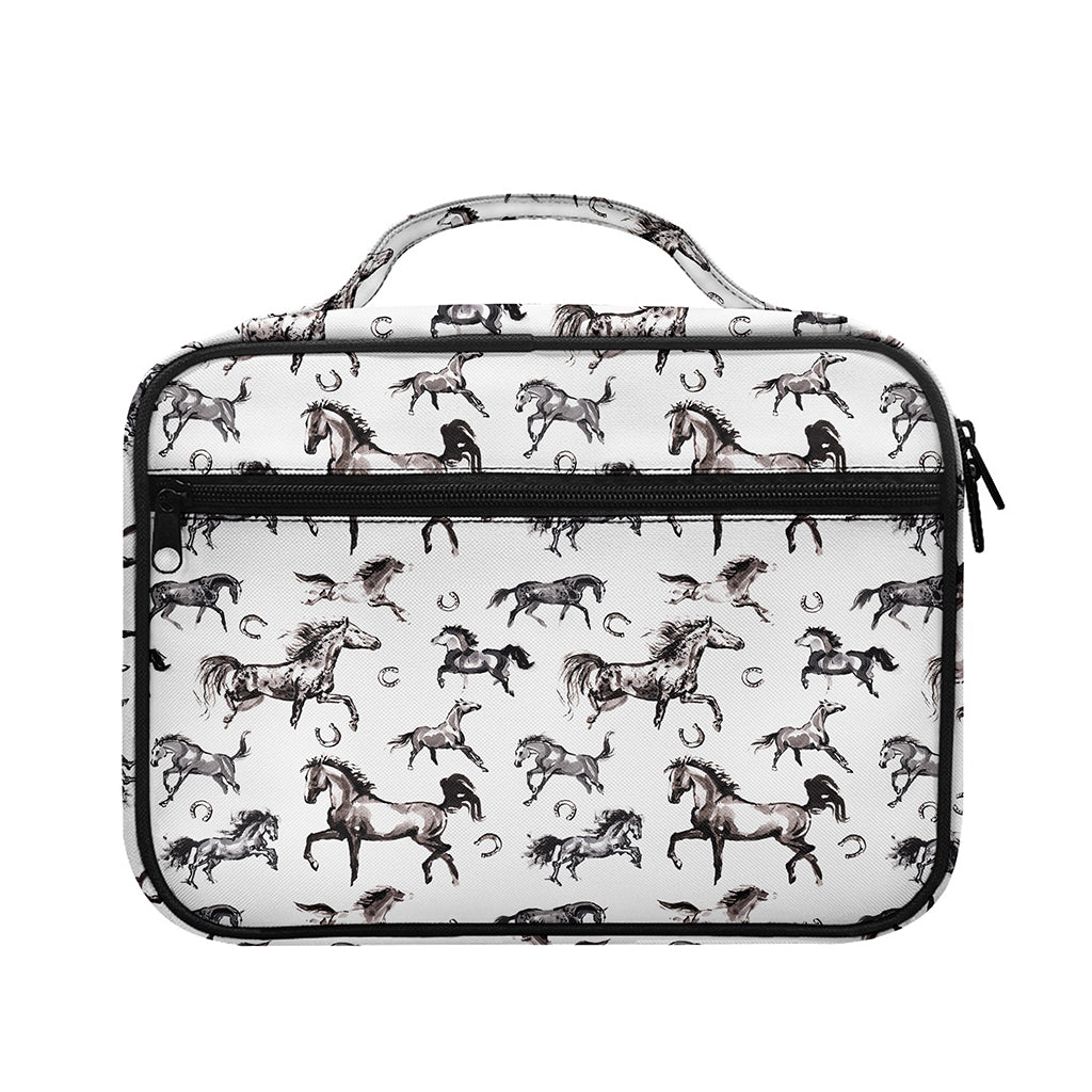 Watercolor Horse Pattern Print Briefcase Bible Bag