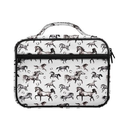 Watercolor Horse Pattern Print Briefcase Bible Bag