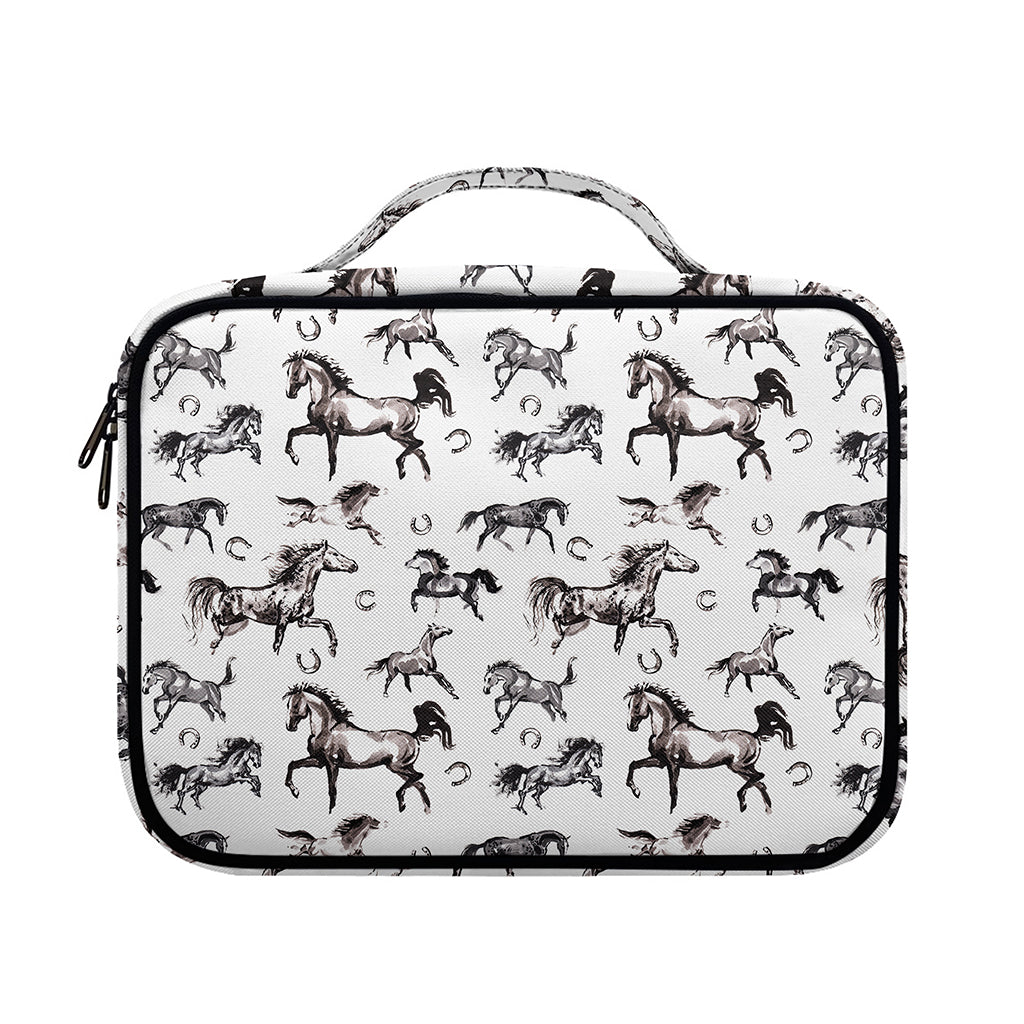 Watercolor Horse Pattern Print Briefcase Bible Bag