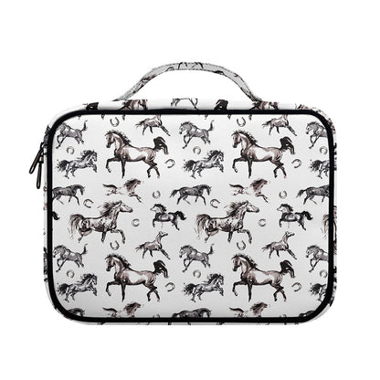 Watercolor Horse Pattern Print Briefcase Bible Bag