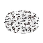 Watercolor Horse Pattern Print Car Side Mirror Covers