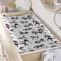 Watercolor Horse Pattern Print Changing Pad Cover