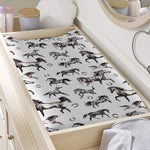 Watercolor Horse Pattern Print Changing Pad Cover