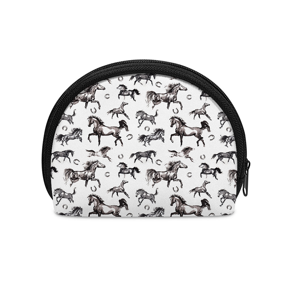 Watercolor Horse Pattern Print Coin Purse