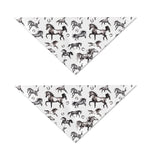 Watercolor Horse Pattern Print Dog Bandana
