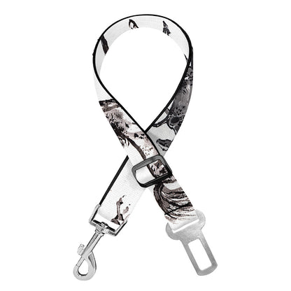 Watercolor Horse Pattern Print Dog Seat Belt