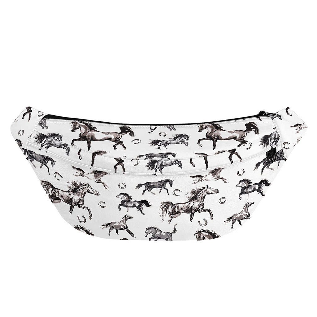 Watercolor Horse Pattern Print Fanny Pack
